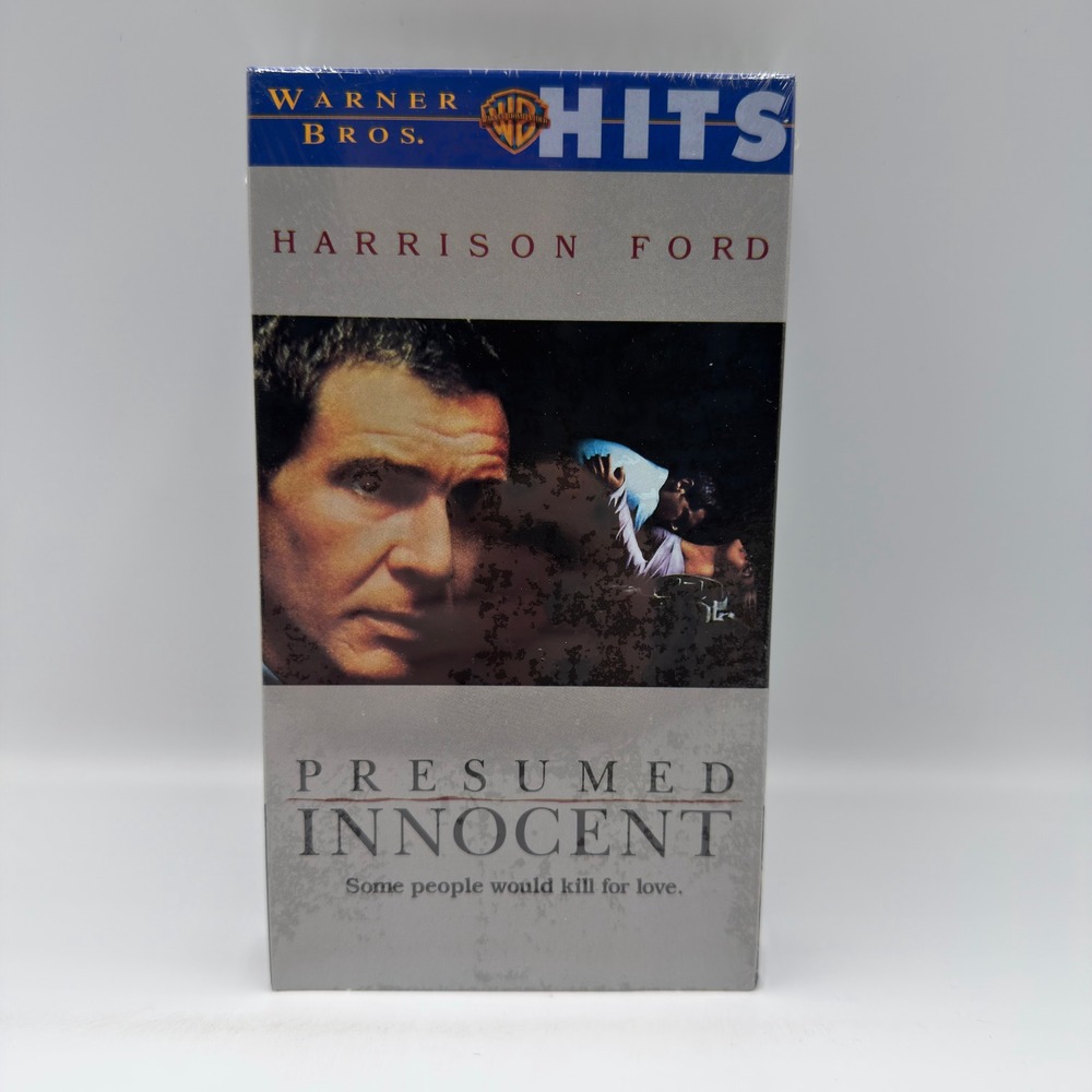 Presumed Innocent VHS Harrison Ford Warner Bros Hits Factory Sealed New 1990